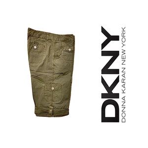 DKNY ACTIVE Dark Khaki Green Cargo Shorts